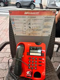 Telefono cabina sip gettoni