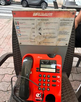 Telefono cabina sip gettoni