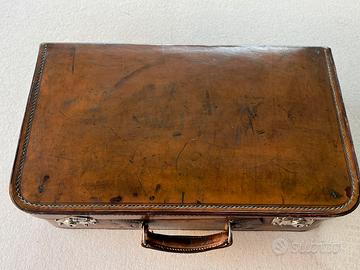 Valigia cuoio vintage