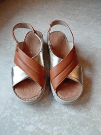 sandali valleverde in pelle