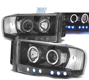 FARI PER DODGE RAM 02-06 OCCHI ANGELI NERI