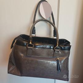 Borsa a mano Cafè Noir - Grigio/Nero