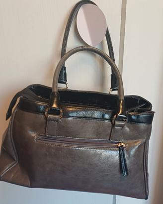 Borsa a mano Cafè Noir - Grigio/Nero