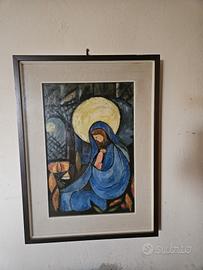 Quadro Madonna con Bambino – dipinto 