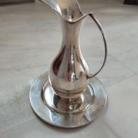 set brocca e vassoio in silver