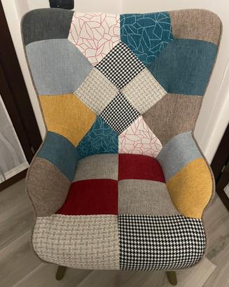 Poltrona Multicolor (piedi personalizzati)