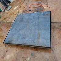 chiusino -botola - coperchio  zincato 117x117cm