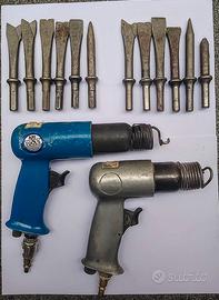 Coppia di Martelli/Scalpelli Pneumatici