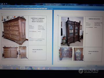 Mobili antichi in buone condizioni
