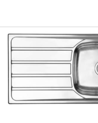 Lavandino cucina 86x50 1VD