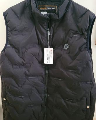 Giacca uomo nero riscaldabile