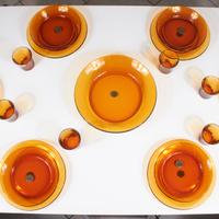 Piatti ecc. Servizio completo da 36+1 Duralex '70