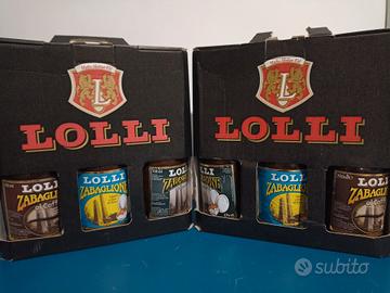 Liquore zabaglione Lolli 700ml x 3 vintage