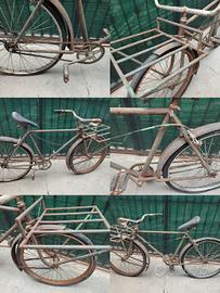 Vecchia bici da lavoro uomo da restaurare