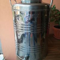 Bidone/Fusto Olio acciaio inox