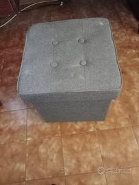 Pouf grigio