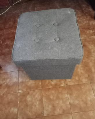 Pouf grigio