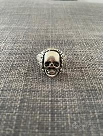 Anello grunge argento brunito size S/M