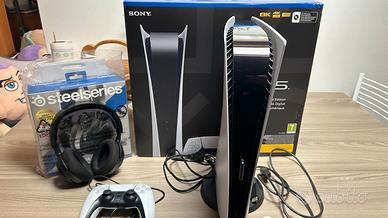 PS5 Digital + SteelSeries Arctis Nova 7P