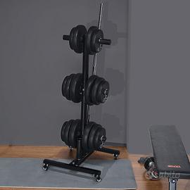 Supporto dischi e bilancieri palestra home gym