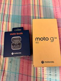 Motorola Moto g34 e Moto buds