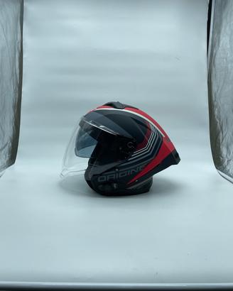 CASCO ORIGINE APRICA + BT SHADE ROSSO GRIGIO NERO 