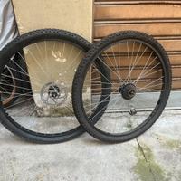 Ruote  29” complete mtb cerchio piu copertone
