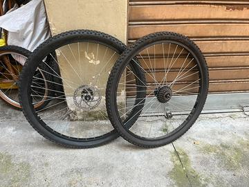 Ruote  29” complete mtb cerchio piu copertone