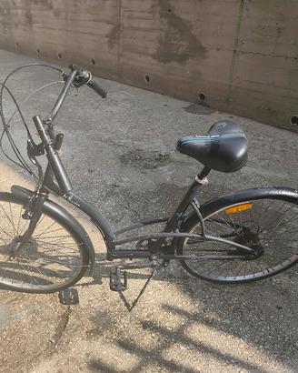 Btwin Bici Città Donna Elops 3 nera