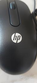 Mouse ottico HP USB Cablato Nero 
