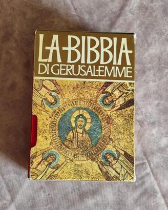 Bibbia di Gerusalemme Edizione in Tela Rossa con C