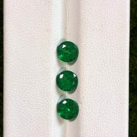 Lotto Smeraldi 2.50 ct taglio round certificati