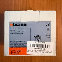 Interruttore differenziale Biticino tipo B