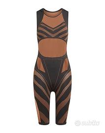 Tuta intera GCDS donna - seamless con cappuccio 