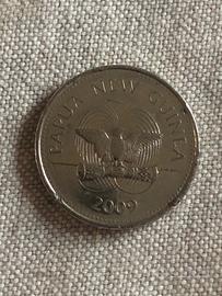 20 centesimi di Kina della papua nuova guinea