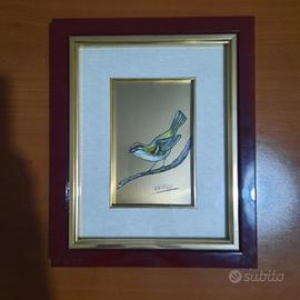 Quadro su foglio oro. Roselli