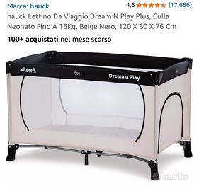 Hauck Lettino Da Viaggio Dream N Play Plus