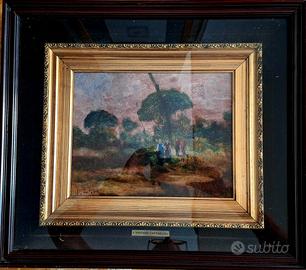 Damiano Tartaglia- Olio su tela 20x28 - Paesaggio 