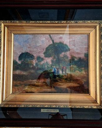 Damiano Tartaglia- Olio su tela 20x28 - Paesaggio 
