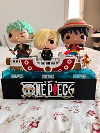 Set completo one piece con espositore + sanji