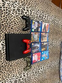 Play station 4 con joystick e 8 giochi
