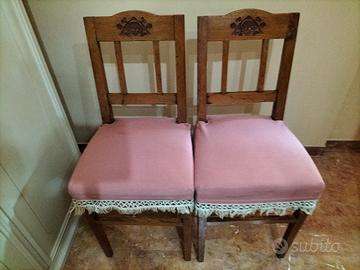 Coppia di sedie antiche 