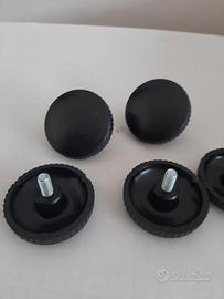 pomoli  in abs  filettati multiuso 