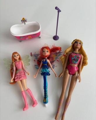 Set di bambole per bambina e accessori