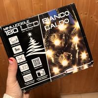 180 luci led bianco caldo albero di natale