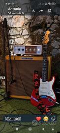 fender ampli +stratocaster
