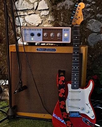 fender ampli +stratocaster