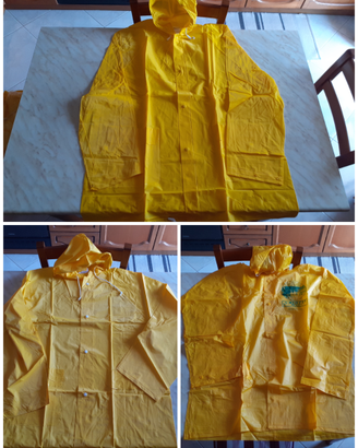 3 Keeway Impermeabili in tela cerata anni 90 XL