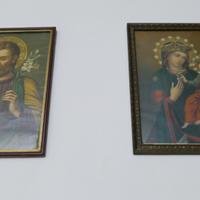 Coppia di quadri votivi