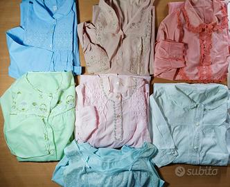lotto 15 camicie vestaglie da notte donna vintage 